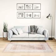 vidaXL Matta tvättbar 80x150 cm beige halkfri