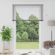 vidaXL Fönsterpersienn med gardiner Övrigt Silver 150 x 220 cm Alumini...