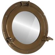 vidaXL Väggspegel Ø38 aluminium och glas