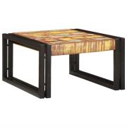 vidaXL Badrumshylla med hylla 60 x 50 x 23 cm Massiv Mangoträ, Järn