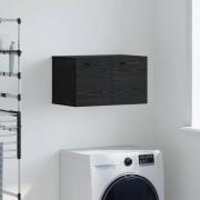 vidaXL Väggskåp Svart ek 60 x 36.5 x 35 cm Konstruerat trä