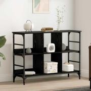 vidaXL Sideboard Svart Ek 102 x 32 x 73,5 cm