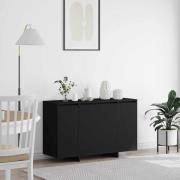 vidaXL Sideboard Svart 120 x 41 x 75 cm Konstruerat trä