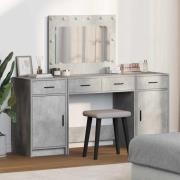 vidaXL Smyckebord med låda 3 pcs Grå 40 x 41 x 75 cm Konstruerat trä