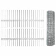 vidaXL Stängsel och Stånd Silver 0,4 x 100 m Stål