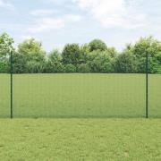 vidaXL Stängsel och Stånd Grön 1,2 x 10 m Stål