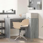 vidaXL Hörnskrivbord 2 pcs Grå sonoma 102 x 50 x 75 cm Konstruerat trä