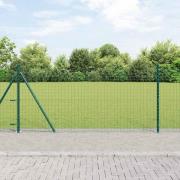 vidaXL Stängselstolpe Övrigt 26 pcs Grå 3,2 x 3,2 x 90 cm Stål