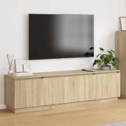 vidaXL TV-skåp med LED Sonoma ek 180 x 38 x 49 cm Konstruerat trä