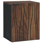 vidaXL Sinksksåp Brun och svart 38 x 33.5 x 48 cm Konstruerat trä