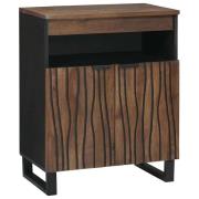 vidaXL Sideboard Brun 60 x 33 x 75 cm massivt mangoträ