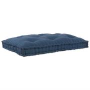vidaXL Modulär soffa Indigo 120 x 80 x 12 cm tyg