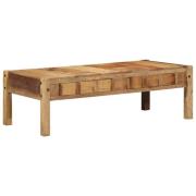 vidaXL Kaffeebord Brun 110 x 55 x 35 cm Massivt återvunnet trä
