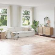 vidaXL Anti-glid Shaggy Matta Kräm 240 x 340 cm PP