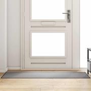 vidaXL Dörrmatta Grå och svart 60 x 180 cm Polypropylen och vinyl