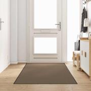 vidaXL Dörrmatta Beige och svart 120 x 250 cm Polypropylen och vinyl