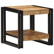 vidaXL Kaffeebord Brun 40 x 40 x 38 cm massivt mangoträ