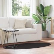vidaXL Matta Svart 80 x 150 cm Polyester