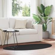 vidaXL Matta Svart 80 x 150 cm Polyester