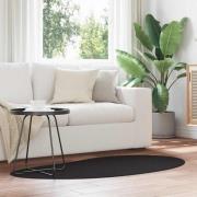 vidaXL Matta Svart 80 x 150 cm Polyester