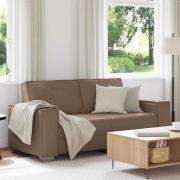 vidaXL Soffafåtölj med kudde Cappuccino 180 x 78 x 84 cm Konstläder