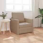 vidaXL Soffsäng 60cm Cappuccino Konstläder