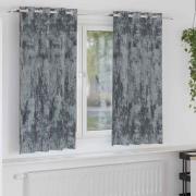 vidaXL Gardiner med gardiner 2 pcs Silvergrå 175 x 140 cm Sammet