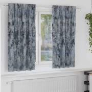 vidaXL Gardiner med gardiner 2 pcs Silvergrå 175 x 140 cm Sammet