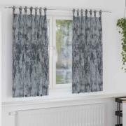 vidaXL Gardiner med gardiner 2 pcs Silvergrå 175 x 140 cm Sammet