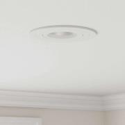 vidaXL Spotlights med strålkastare 12 pcs Vit 9 x 9 x cm Aluminium