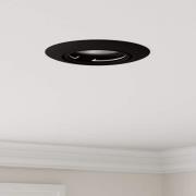 vidaXL Spotlights med strålkastare 12 pcs Svart 9 x 9 cm Metall