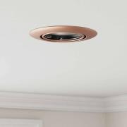 vidaXL Spotlight 12 pcs Koppar 9 x 9 x 2.5 cm Metall