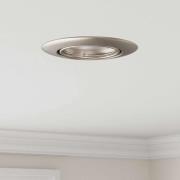 vidaXL Spotlights med strålkastare 12 pcs Silver 9 x 9 cm Metall