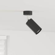 vidaXL Takspotlight Svart 6 x 6 x 16.5 cm Stål