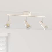 vidaXL Takspotlight med strålkastare Nickel 39 x 10,5 x 10,5 cm Stål