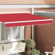 vidaXL Markisvalance Röd 2.3 x 0.2 m Kanvas