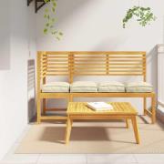 vidaXL Palldyna för sits 4 pcs Kräm 40 x 40 x 8 cm Oxford tyg