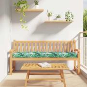 vidaXL Pallkuddset 2 pcs Bladmönster 200 x 40 x 8 cm Oxford tyg