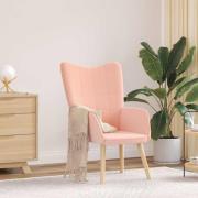 vidaXL Avkopplande stol Rosa 62 x 67 x 95,5 cm tyg