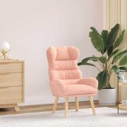 vidaXL Avkopplande stol Rosa 69 x 74 x 93 cm tyg