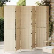 vidaXL Rumsavskiljare Beige 292 x 180 cm konstrotting