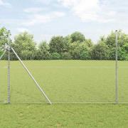 vidaXL Sexkantigt stängsel Silver 1.6 x 10 m Galvaniserat stål