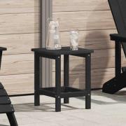 vidaXL Adirondack Sidelåda Svart 38 x 38 x 46 cm HDPE