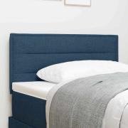 vidaXL Huvudgavel Blå 90 cm tyg