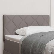 vidaXL Huvudgavel med huvudgavel Taupe 100 cm Konstläder