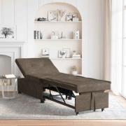 vidaXL Bäddsoffa Mörkgrå 67 x 194 x 38 cm Faux mockaläder