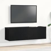 vidaXL TV-möbler Svart ek 100 x 30 x 30 cm Konstruerat trä