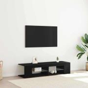vidaXL TV-skåp Svart 135 x 39 x 30 cm Konstruerat trä