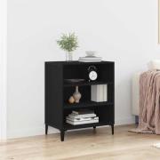 vidaXL Sideboard Svart ek 57 x 35 x 70 cm Konstruerat trä