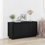 vidaXL Skåp Svart ek 102 x 35 x 55 cm Konstruerat trä